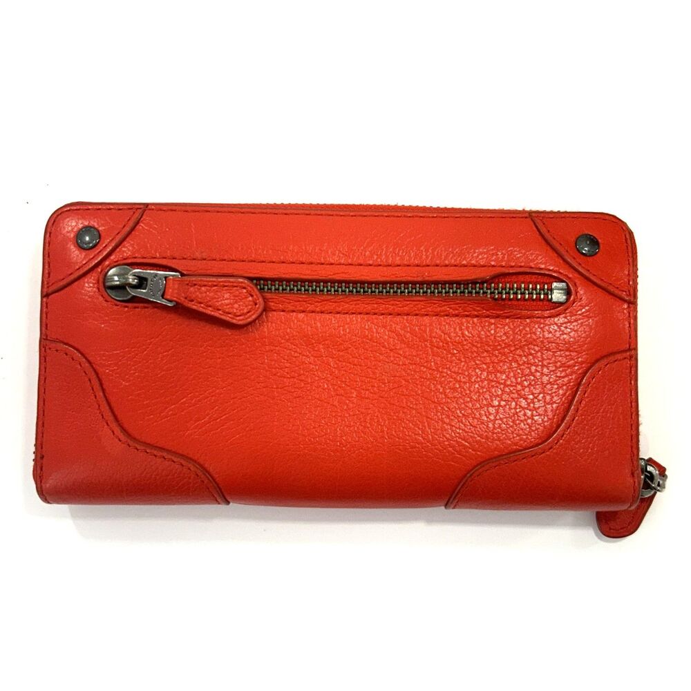 Coach Mickie Leather Satchel Crossbody & Matching Wallet Set - Cardinal Red - Picture 15 of 16